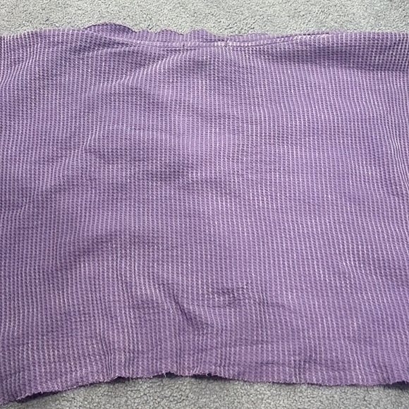 Purple waffle tee - Picture 2 of 3